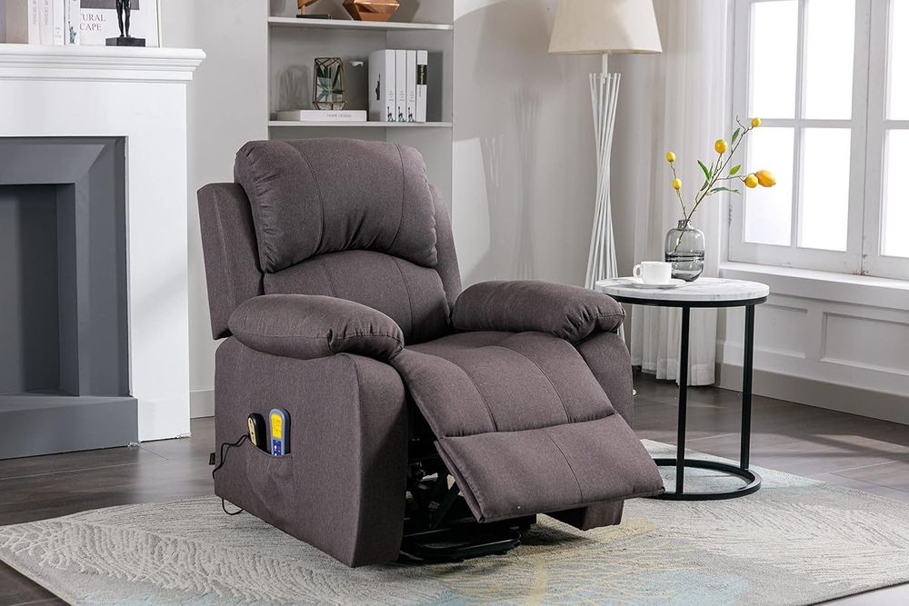 Poltrona - reclinação elétrica, massagem e termoterapia. Como NOVA