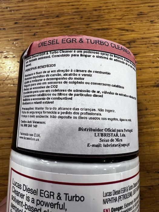 Lucas Oil Aditivo Egr Diesel & Limpador Turbo 500ml