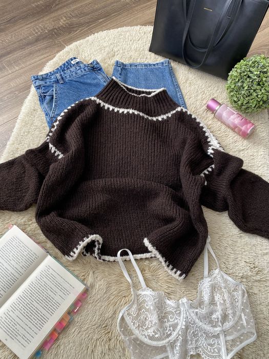 Жіночий італійський светр оверсайз