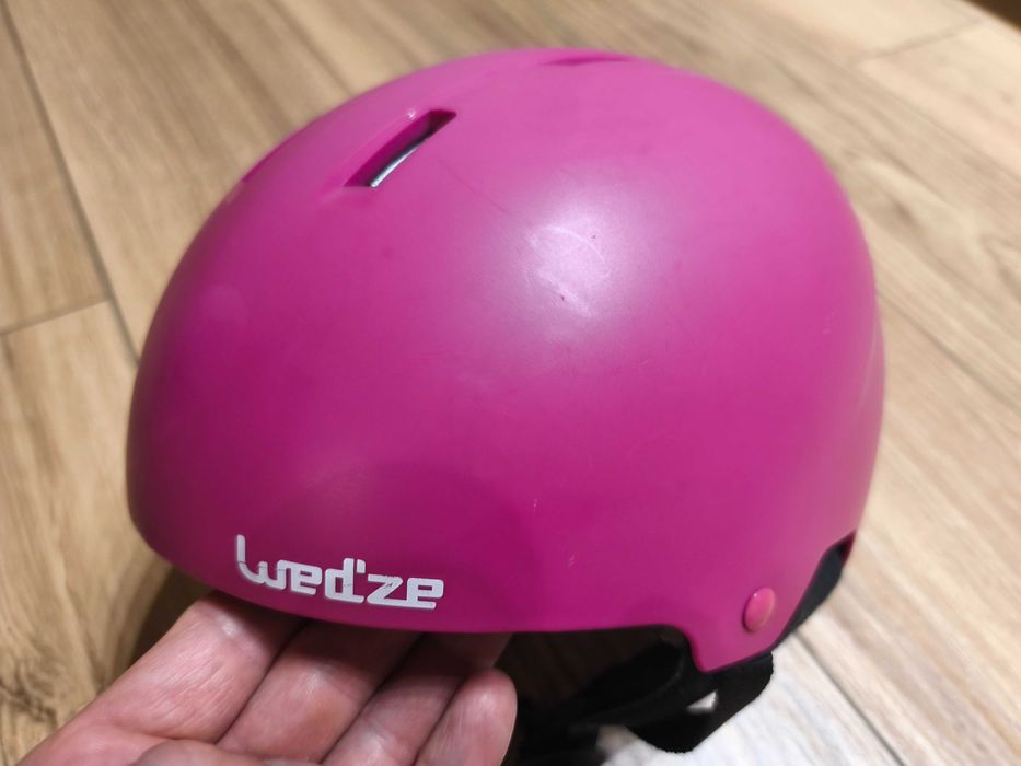 kask narciarski wedze różowy