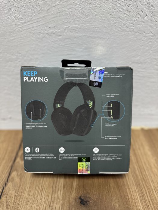 Оригинальные Logitech G435 игровые наушники | Lightspeed + Bluetooth