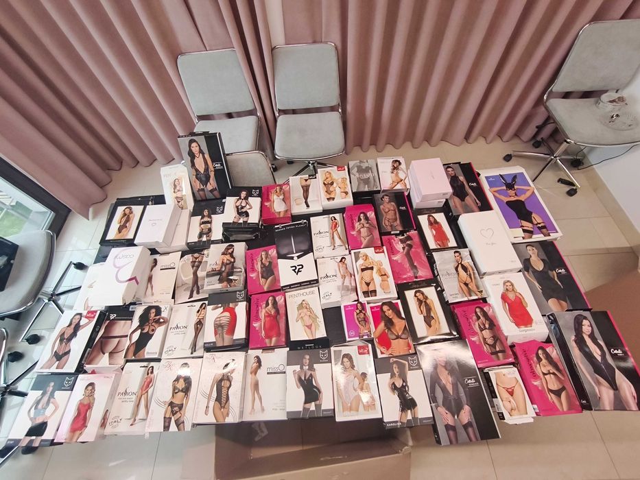 MIX BOX Bielizny Damskiej, Męskiej - 62 szt - NOWE, USZKODZONE OPAKOWANIA