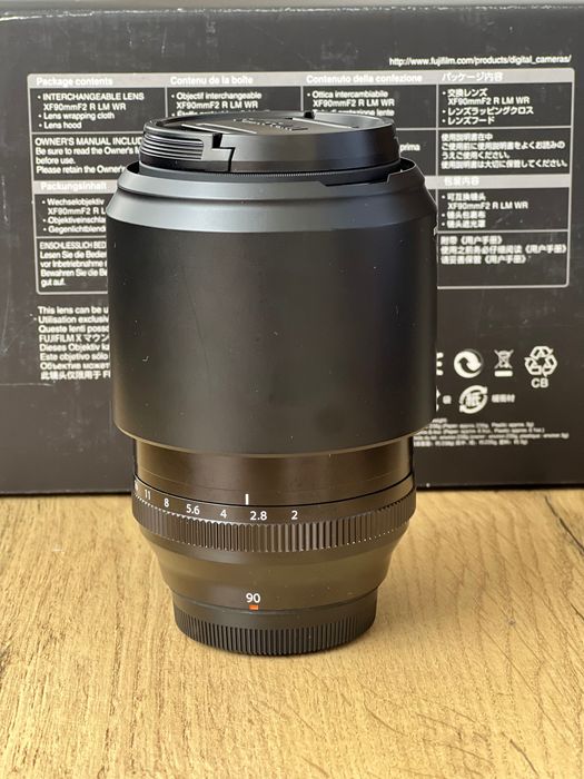 Objetiva Fujinon XF 90mm f/2 R LM WR - Estado Impecável | Com Caixa e Fatura