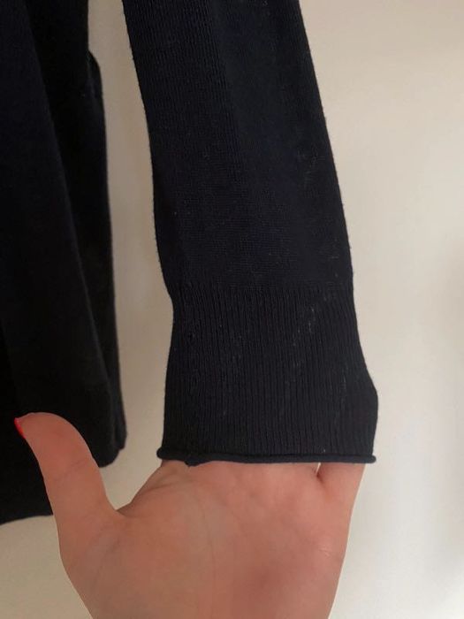 Cienki granatowy sweterek M H&M