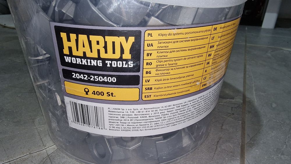 Zestaw do poziomowania płytek nowy