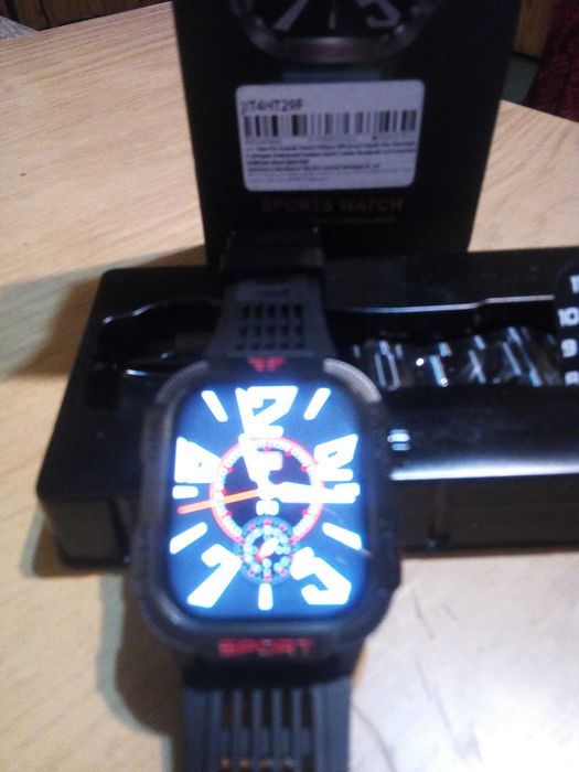 Смарт годинник LIGE New Men Smartwatch QX11, Bluetooth, 1.96 HD екран