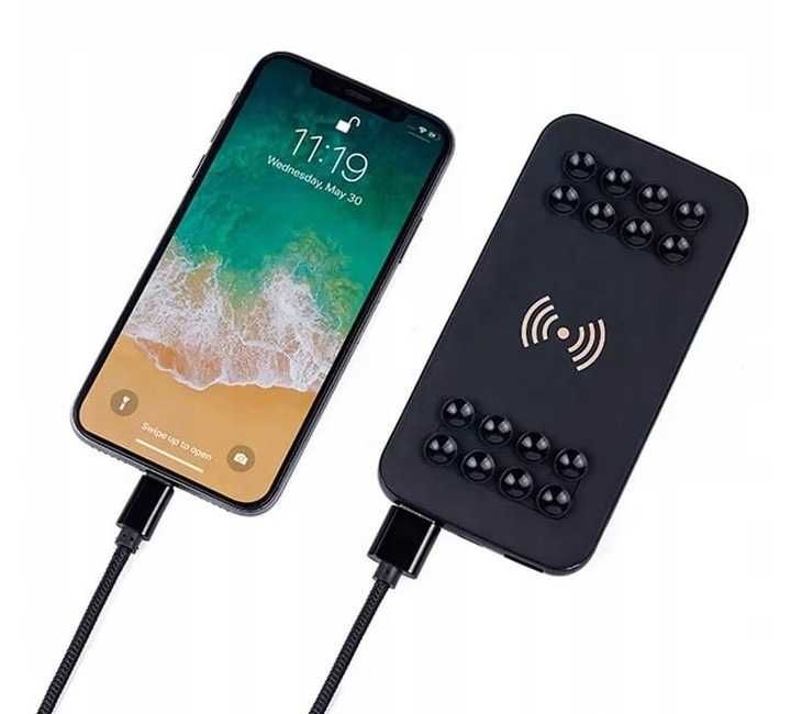 POWERBANK bezprzewodowy ładowanie telefonu 20000 mAh przenośna bateria