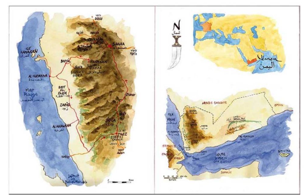 Yémen – Carnet de route-Philippe Bichon-Bleu Éditions