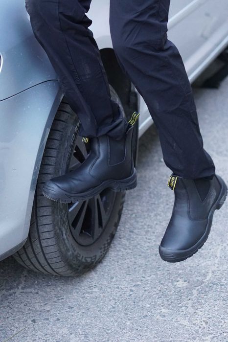 Захисне шкіряне взуття Дейтона зі сталевим носком та кевларом