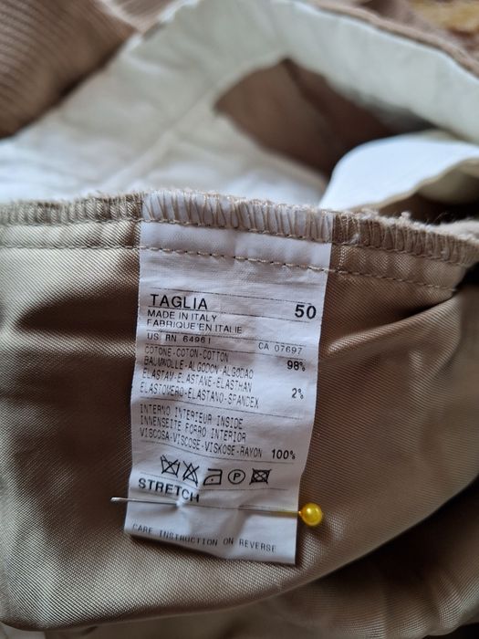 Spodnie męskie sztruksowe Benetton