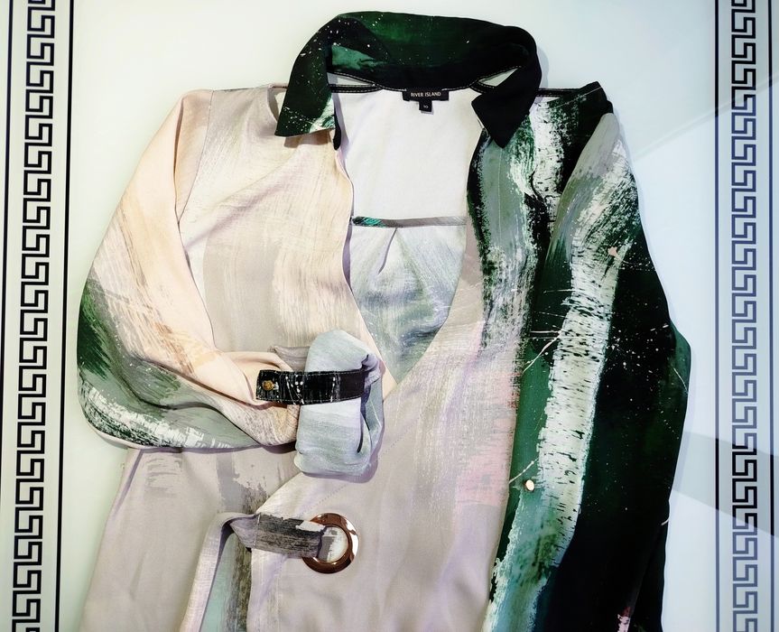 River Island S-M Трендова сукня на запах деловое платье девочке