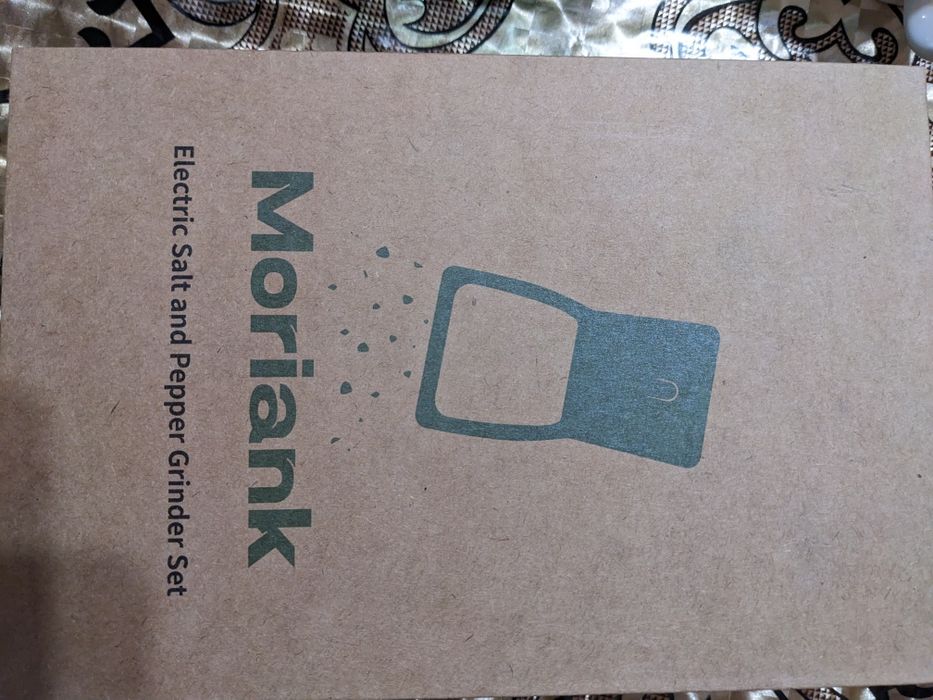 Електричні млинки для солі та перцю Moriank з нержавіючої сталі 150грм