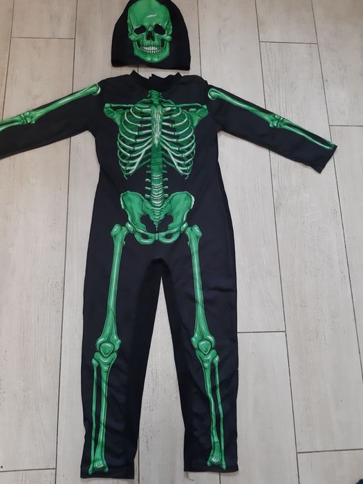 Bal karnawałowy Strój Przebranie Kostium Kościotrup _Halloween  M