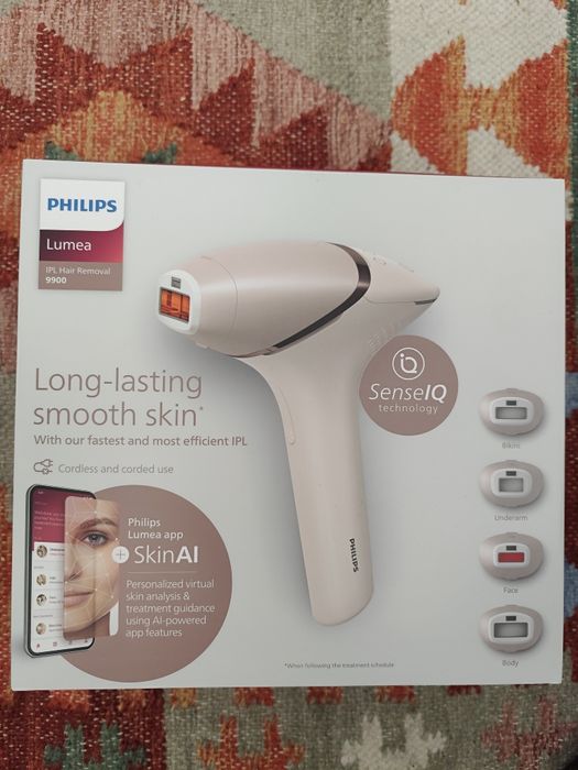 Depilator PHILIPS Lumea 9900 IPL BRI977/00 SenseIQ Czujnik SmartSkin.