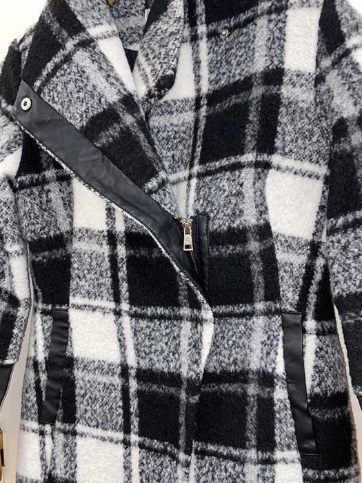 Casaco padrão quadrados