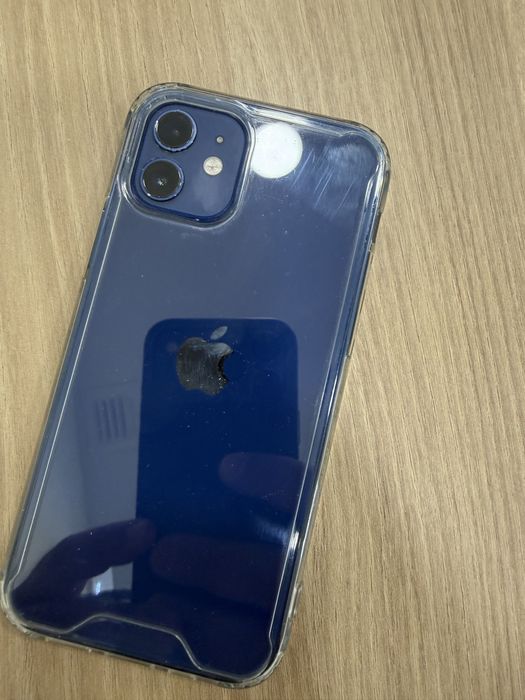 Iphone 12 128gb cor azul e preto