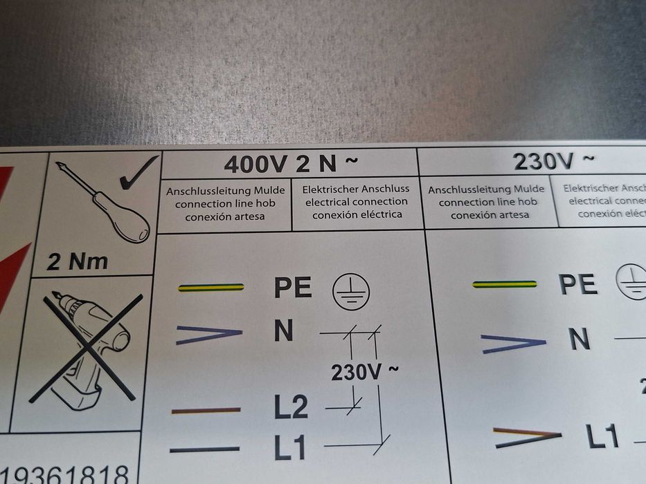 Płyta indukcyjna Electrolux EIS62443 na części