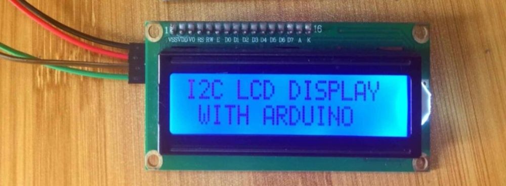 Arduino I2C Lcd Azul