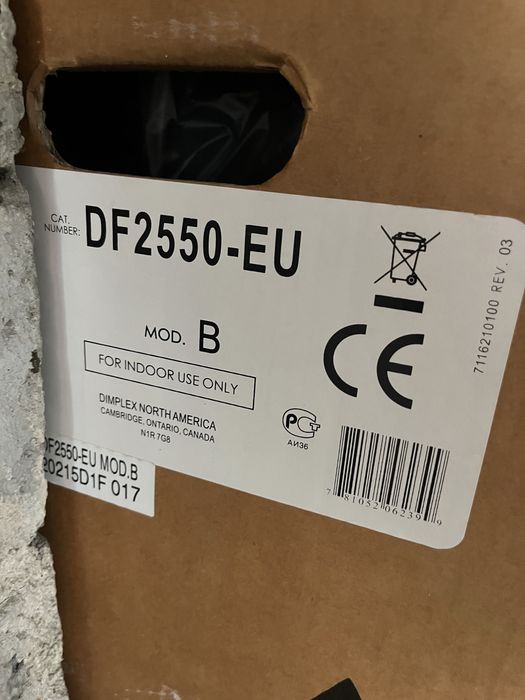 Wkład kominkowy Dimplex DF 2550 EU