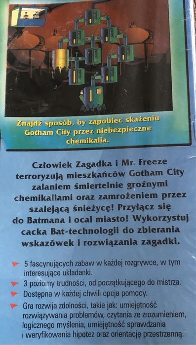 NOWA gra komputerowa BATMAN Toksyczny Chłód PC CD Projekt 2005 BIG BOX