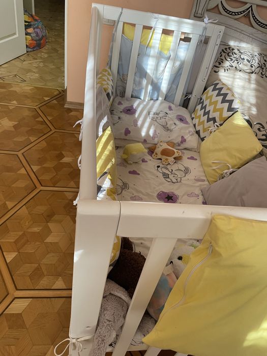 Дитяче ліжечко Veres з матрасом
