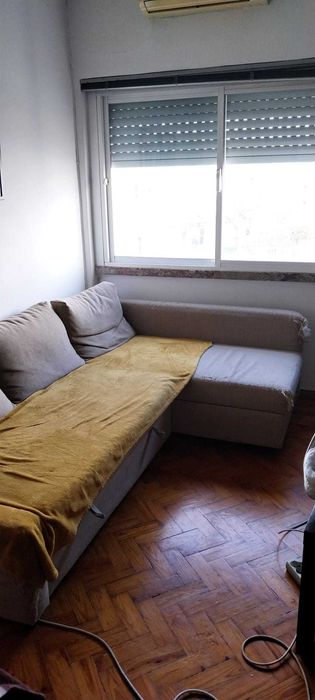 sofa chaise longue (QUASE DADO)