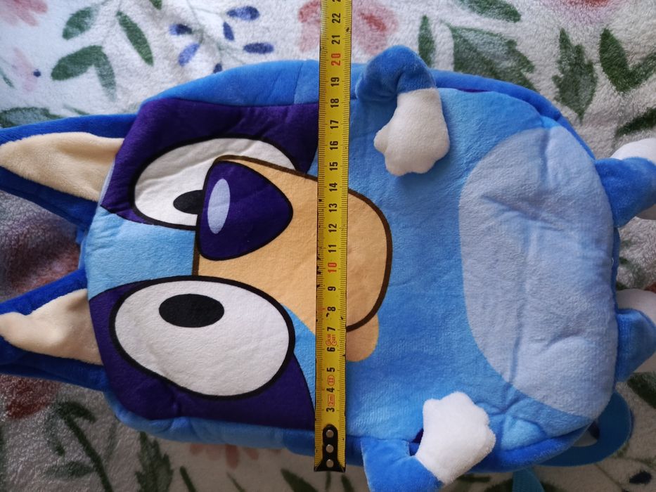 Bluey niebieski pluszowy plecak Nowy