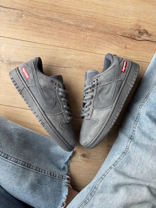 36-45 Nike SB Dunk Low x Supreme Grey