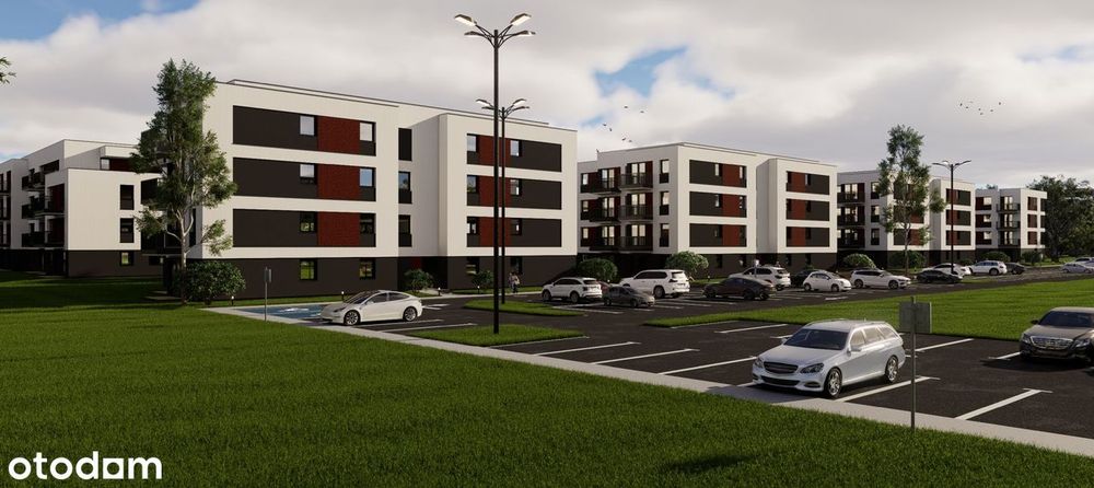 3-pokojowe mieszkanie 58m2 + balkon Bezpośrednio