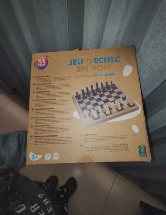 Jogo de xadrez novo