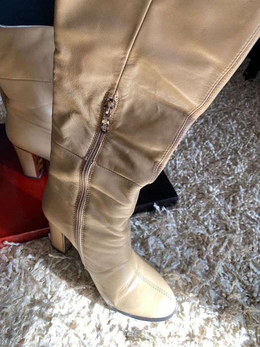 Чоботи шкіряні, 37 р, BROCOLY