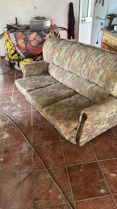 Trio de sofás para sala