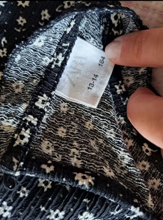 Blusa S Zara com folhos