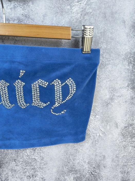 Топ бандо велюровий зі стразами Juicy couture