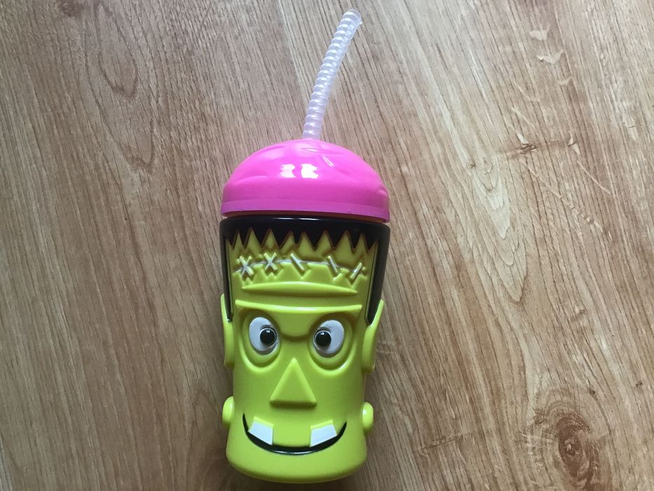 Kubek z zakręcanym wieczkiem, kolorowy , poj 400 ml