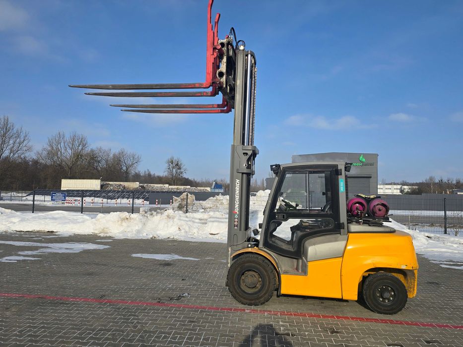 Wózek widłowy Jungheinrich TFG S50 udźwig 5 t. WAGA.