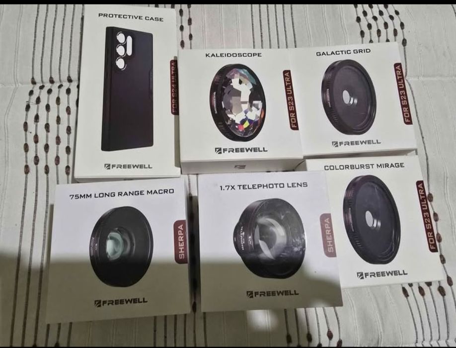 Kit Lentes Fotografia Profissional Samsung S23 e S24 Ultra