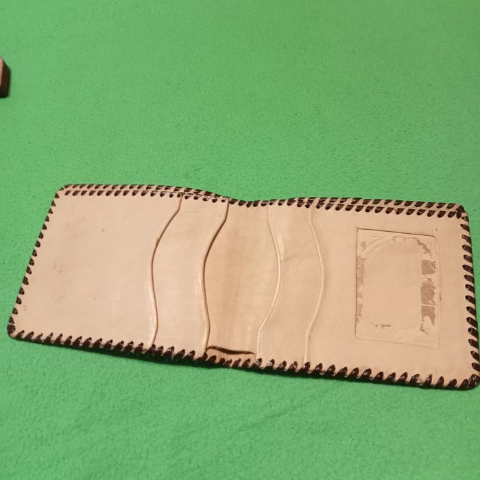 Portfel -skórka jagnięca.