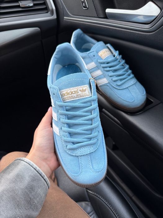 Жіночі кросівки Adidas Spezial Blue White адідас спешл блакитні