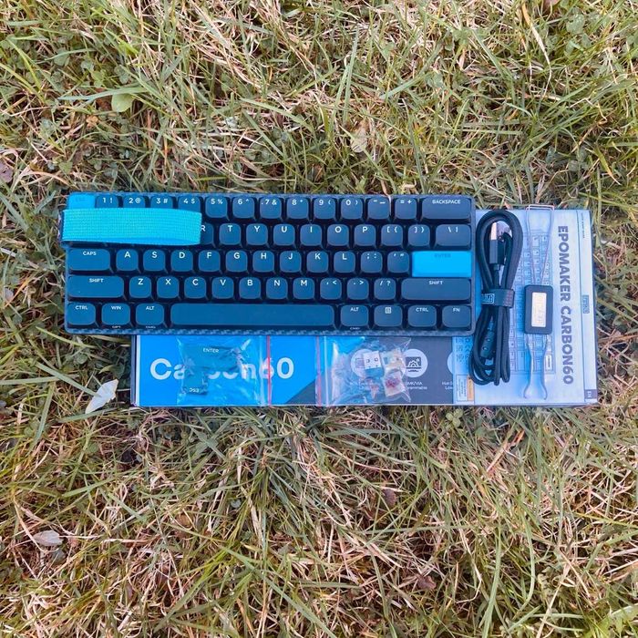 Epomaker Carbon60 Low Profile - klawiatura z wlókna węglowego