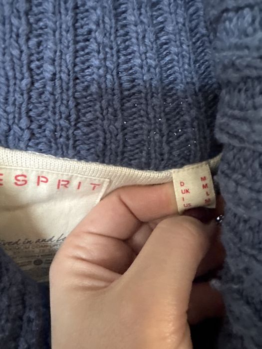 Sweter Esprit M niebieski