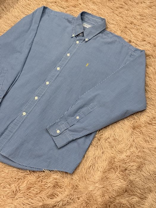 Рубашка в клетку yvessaintlaurent ysl юсл оригинал L
