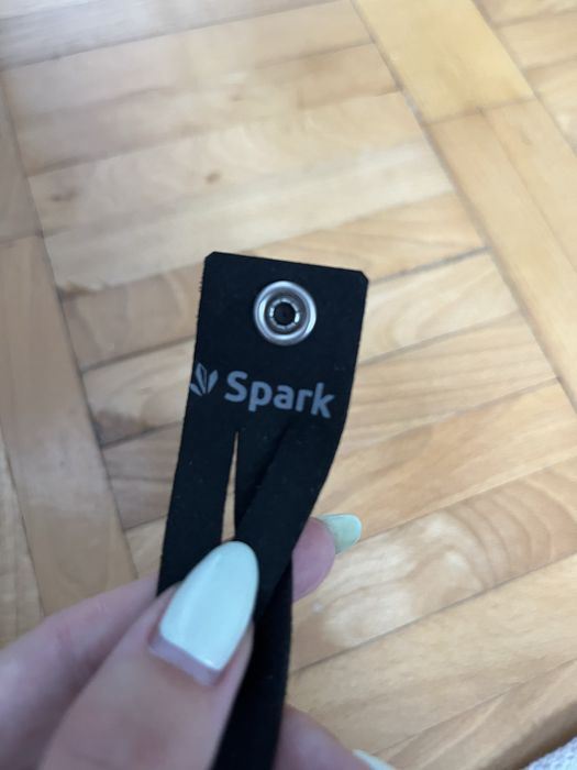 Bransoletka spark z kryształami swarovski złota czarna
