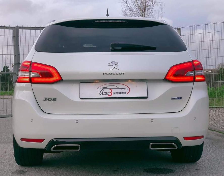 LIPS ABA PALA ABA LÂMINA DIFUSOR de Escape PEUGEOT 308 GT-LINE GTI RC
