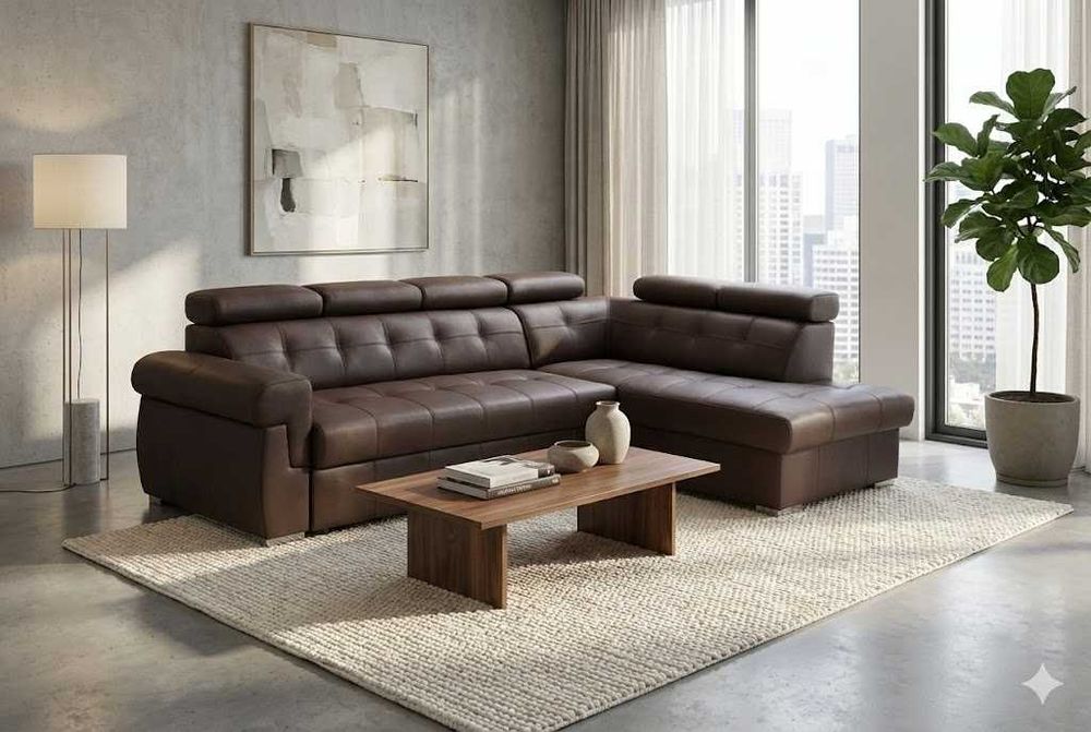 Narożnik Skórzany Alto. Skóra naturalna kanapa