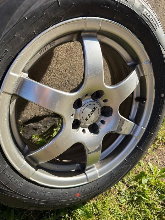 Komplet kół aluminiowych RIAL 16" z oponami letnimi – 4 szt