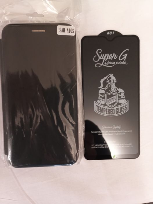 Samsung Galaxy A10s Чехол и защитное стекло.