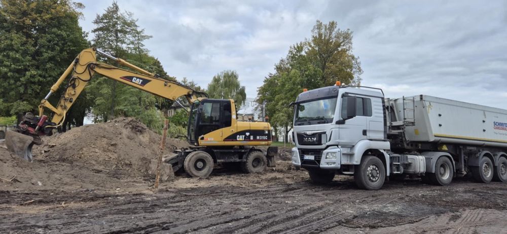 Prace ziemne ,usługi koparką, kopanie stawów, rozbiórki, transport