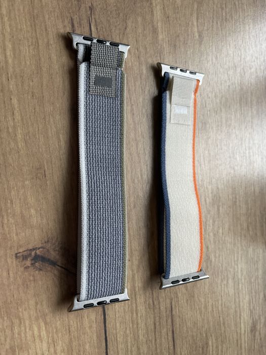 Pasek / opaska Trail w kolorze zielono szarym do Apple Watch 49mm