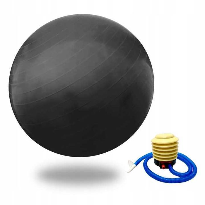 Piłka gimnastyczna do ćwiczeń fitness +pompka 75cm